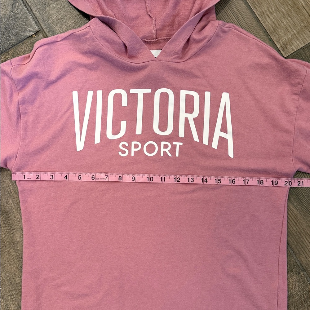 Victoria’s Secret VSX Victoria Sport Pink Lightweight Hoodie Pullover Small - Picture 10 of 14